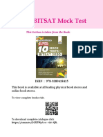 BITSAT Mock Test: This Section Is Taken From The Book