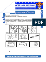 Comprensión de Textos para Niños de 4 Años