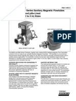 8000A and 8300 Series Sanitary Magnetic Flowtubes Ceramic-Lined and Ptfe-Lined 15 To 80 MM (1/2 To 3 In) Sizes