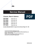 Cat DP160 DP160N Forklift Service Manual Free Download PDF