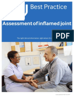 Assessment of Inflamed Joint: The Right Clinical Information, Right Where It's Needed