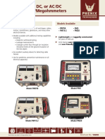 Ac, DC, or Ac/Dc Hipot/Megohmmeters: Phenix