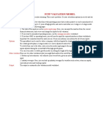 FCFF Valuation Model: Before You Start What The Model Inputs Master Inputs Page Earnings Normalizer