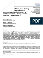 Denault Et Al. (2019) - The Detection of Deception During Trials