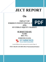 New - Impact of FII On Indian Equity Market