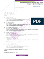 Selina Solution Concise Maths Class 10 Chapter 5