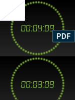 PowerPoint Countdown Timer Digital 5 Minutes Green - PPSX