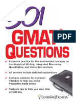 501 GMAT Questions PDF