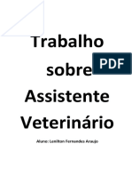 Atribuições Do Auxiliar de Veterinária