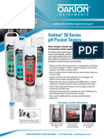 Oakton 50 Series PH Pocket Testers: New Design Stands Up To The Challenges of Measuring Water Quality-Even Stands Upright