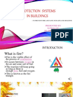 Protection Systems in Buildings: Presented by K.P.Balaji Be Civil Ii Year