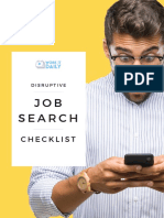 Disruptive Job Search Checklist