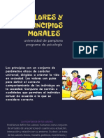 Valores y Principios Morales