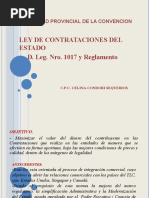 Exposicion Ley de Contrataciones