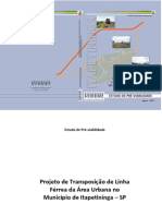 Projeto de Transposição de Linha Férrea Da Área Urbana de Itapetininga/SP