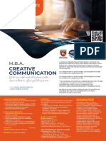 MBA Creative Communication Track