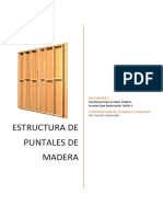 Estrructura de Puntales de Madera PDF