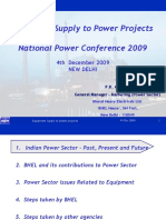 Equipment Supply To Power Projects National Power Conference 2009