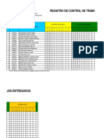 Registro de Control de Trabajos