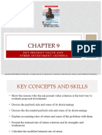 Net Present Value and Other Investment Criteria