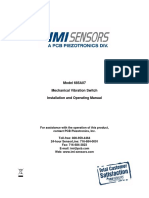 Model 685A07 Mechanical Vibration Switch Installation and Operating Manual