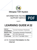 Learning Guide # 22: Ethiopian TVET-System