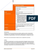 BIZ101 - Assessment 2B Brief