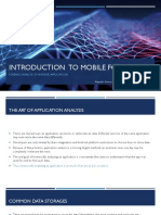 Introduction To Mobile Forensics: Forensic Analysis of Android Applications