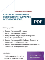 Ict4D Project Management Methodology of Sustainable Development Goals