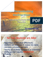 Differentiating Instruction