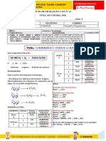 3° Ficha de Trabajo en Casa Clase 2 Semana 15 Anhidridos PDF