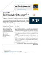 Neurología Argentina: Funcionamiento Ejecutivo Por Áreas Asociado A Tipos de Lateralidad en Universitarios