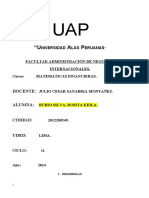 Matemática Financiera.....