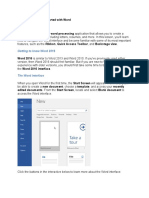 Word 2016 - Getting Started With Word