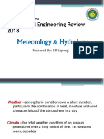 Agricultural Engineering Review 2018: Meteorology & Hydrology