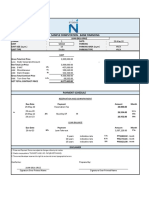 Sample Computation - Bank Financing: Parking Total