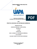 Práctica Adicional - Contabilidad Gerencial