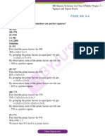 RD Sharma Class 8 Maths Chapter 3 Squares and Square Roots