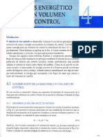 Analisis de La Primera Ley para Un Volumen de Control