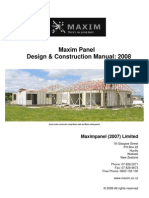 Maxim Panel Design Construction Manual 2008