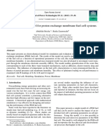 Electrochemical Model For Proton Exchange Membrane Fuel Cell Systems