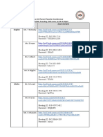 Year 10 Parent Teacher Conference Zoom Details Tuesday 16th June 12.30-4.30pm Subject Teacher Zoom Details