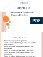 Week 7 Openness in Goods and Financial Markets