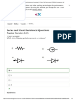 Series and Shunt Resistance - Questions - 3.2 Solar Cell Performance - ET3034x Courseware - Edx