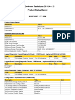 Cat Electronic Technician 2015A v1.0 Product Status Report