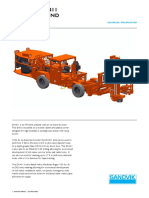 Sandvik Du411 Underground Drill Rig: Technical Specification