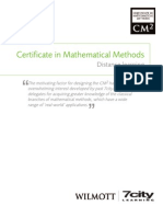 Maths Methods