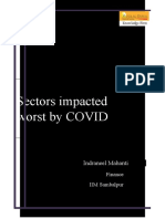 Sectors Impacted Worst by COVID: Indraneel Mahanti