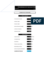 Calculo de Diseño de Canal