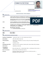 Curriculum Vitae: Administrateur Informatique